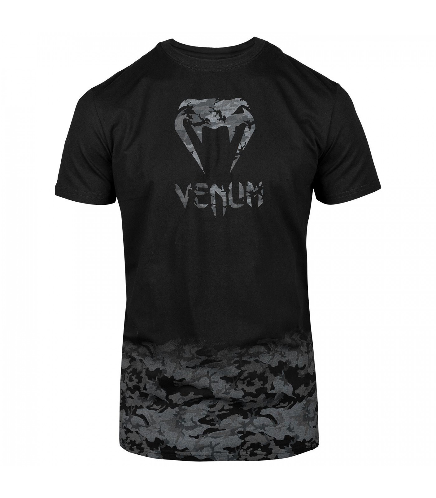 Тениска - Venum Classic T-shirt - Black/Urban Camo​